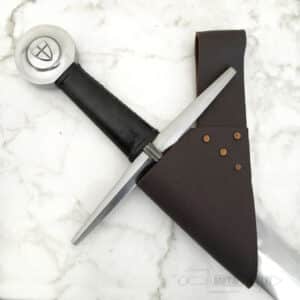 Nahkainen miekanripustin