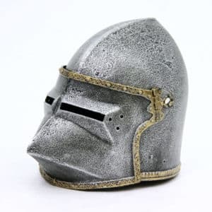 Bascinet with Visor, Plastic