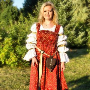 Red Fleur-de-lis Dress