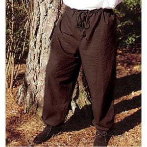 Brown Drawstring Pants