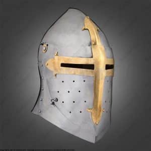 14th Century Sugarloaf Helmet with Visor