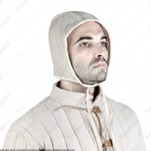 Padded Arming Cap – Natural White