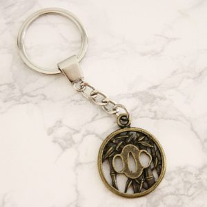 Talvibambu-Tsuba avaimenperä