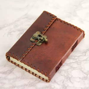 Leather Notebook with Edge Lacing