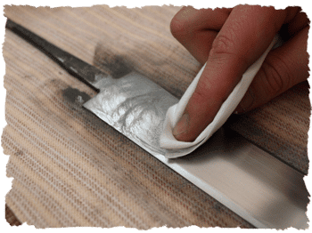 Instructions for sanding and polishing