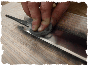 Instructions for sanding and polishing