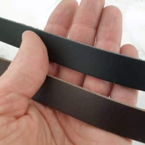 Nahkahihna, 20mm leveä, 3mm paksu, 120cm pitkä