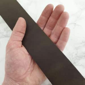 Leather strap, 50mm wide, 3mm thick, 120cm long