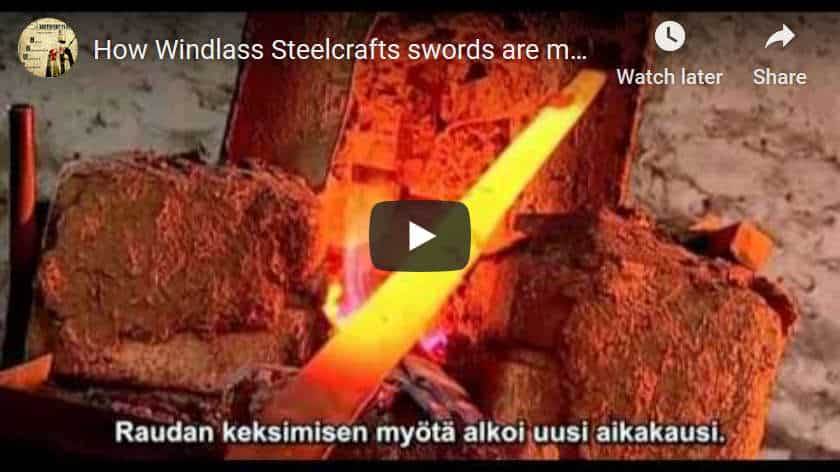 Video -Miten Windlass Steelcrafts -miekat valmistetaan