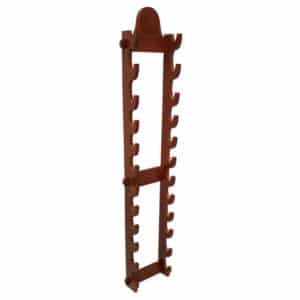 Puinen teline 12:lle aseelle