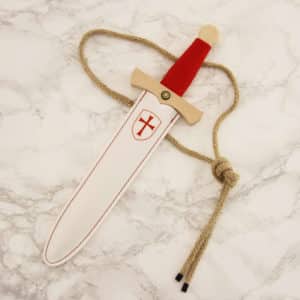 Templar dagger with sheath and belt