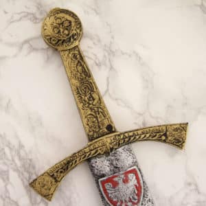Kings Sword with Golded Handle, Plastic