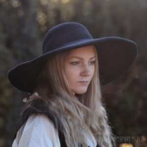 Wide Brimmed Felt Hat