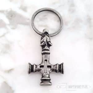 Key Ring Holder "Wolf Cross"