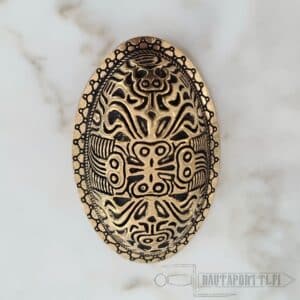 Pointy oval Brooch from Finland