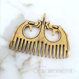 Viking Bronze Comb Pendant