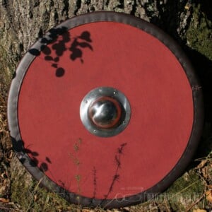 Pyöreä viikinkikilpi elävöitystaisteluihin