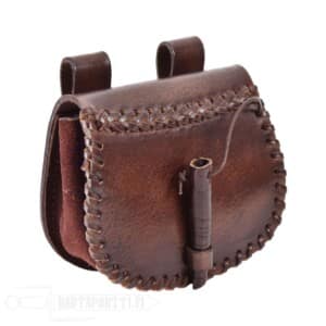 Pienehkö nahkainen vyölaukku